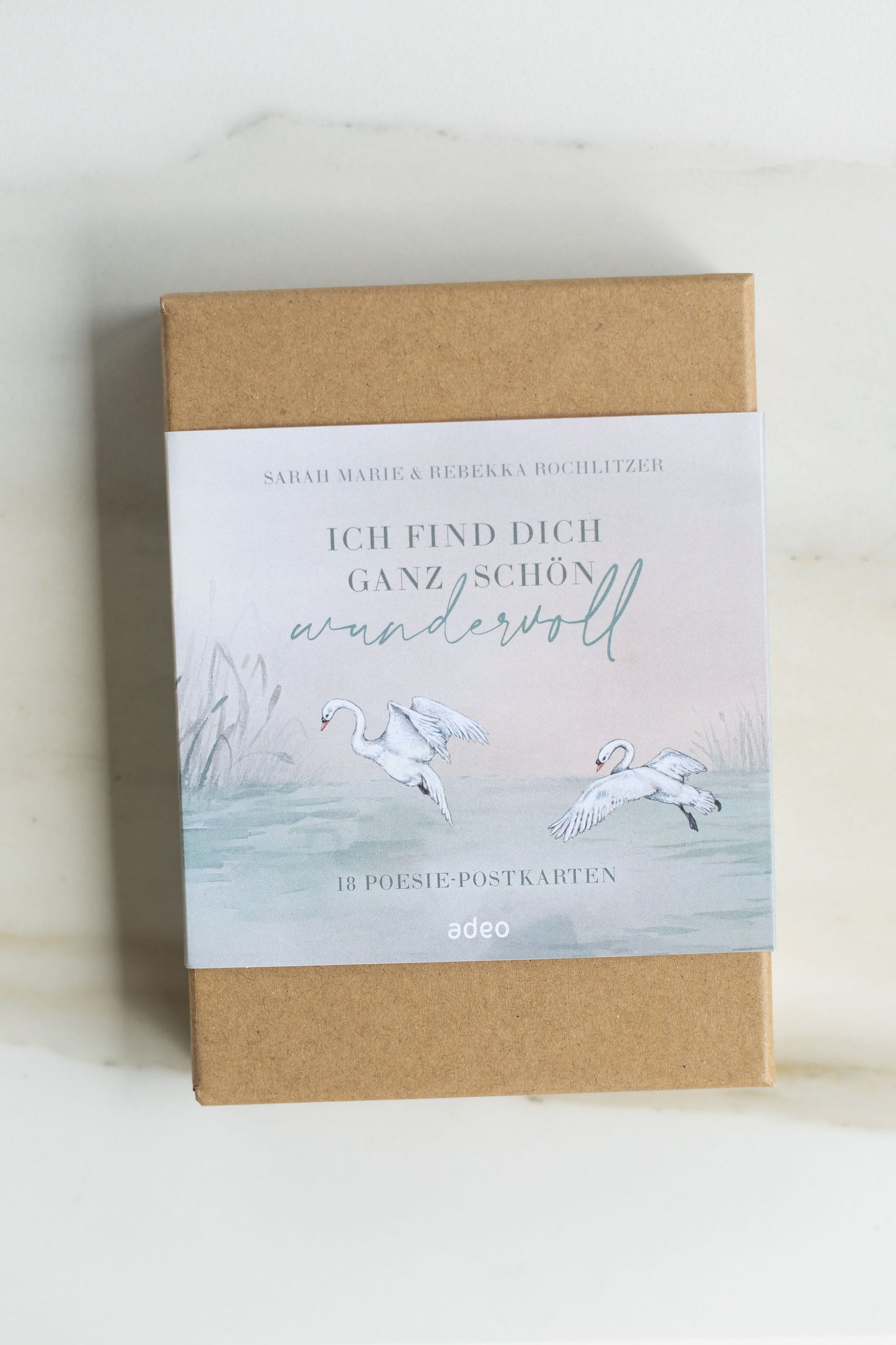 Postkartenbox - "Ich find dich ganz schön wundervoll"