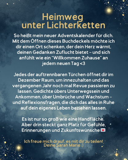 Adventskalender - "Heimweg unter Lichterketten" (2026)
