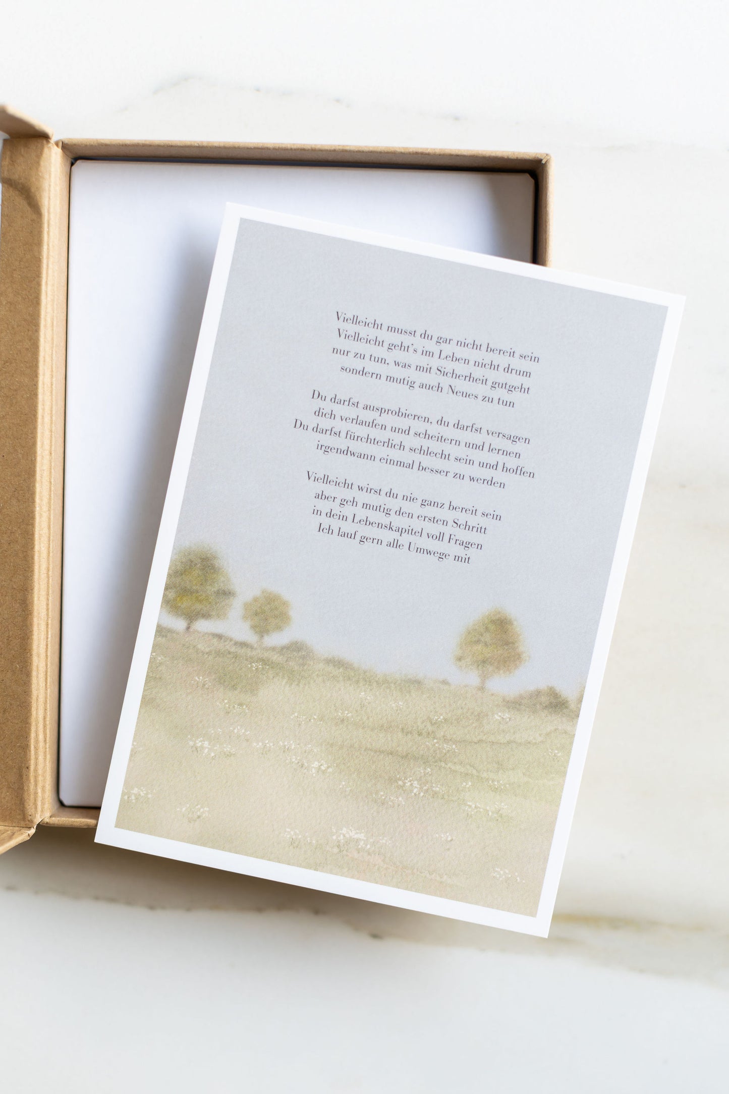 Postkartenbox - "Ich find dich ganz schön wundervoll"