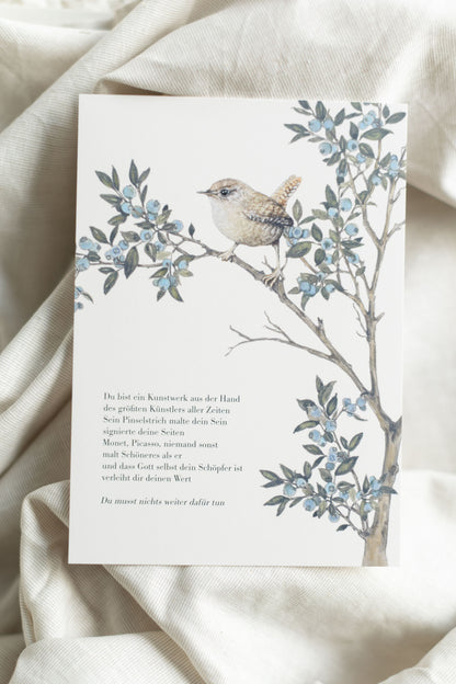 Postkartenbox - "Ich find dich ganz schön wundervoll"
