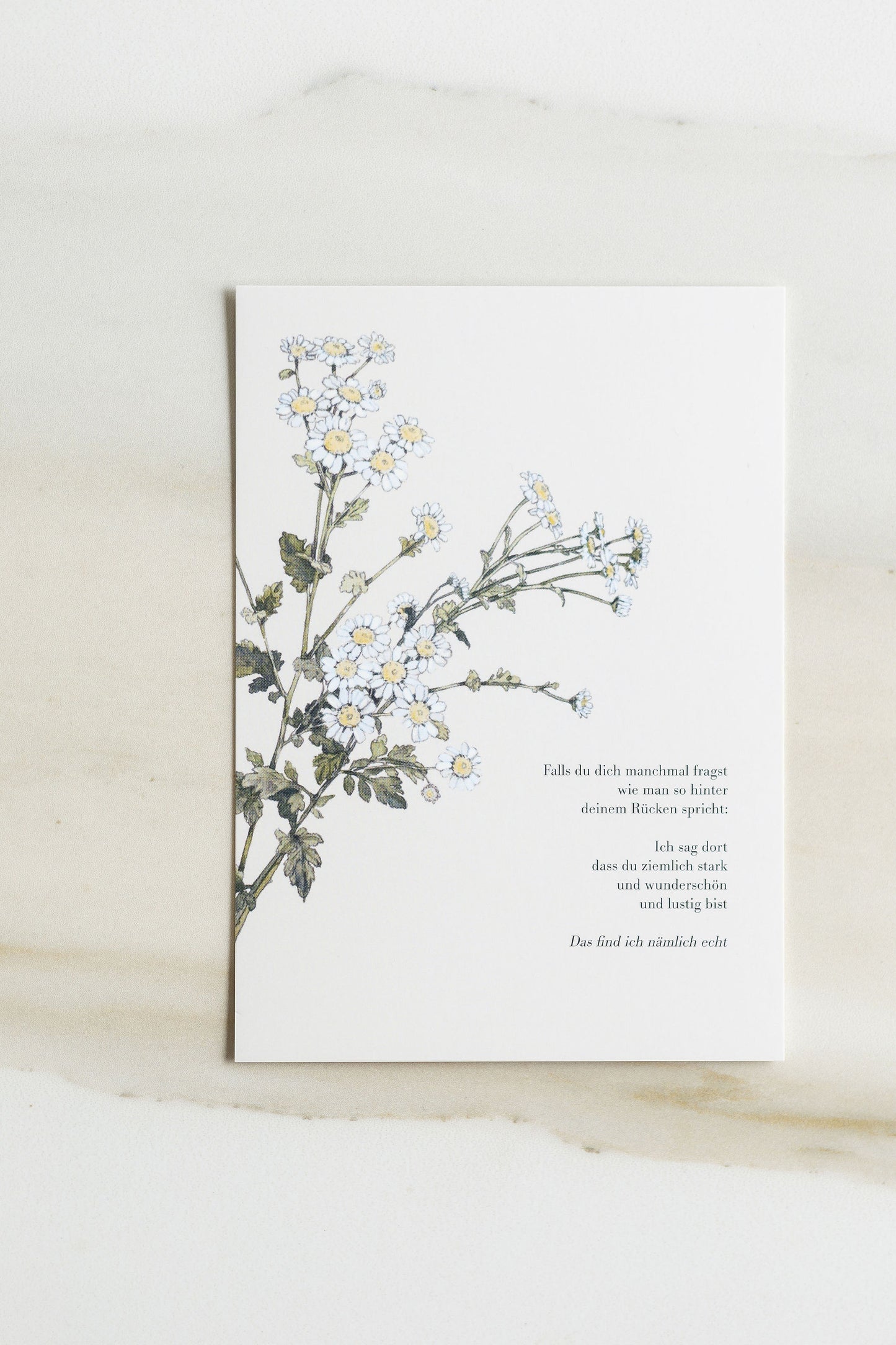 Postkartenbox - "Ich find dich ganz schön wundervoll"