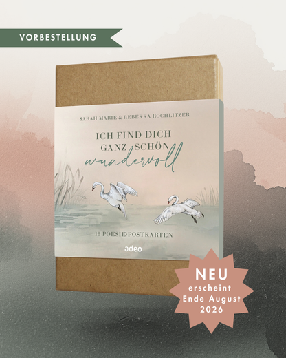 Postkartenbox - "Ich find dich ganz schön wundervoll"